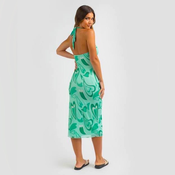 AVA & EVER Green Heart Jaycee Midi Dress - Picture 2 of 6